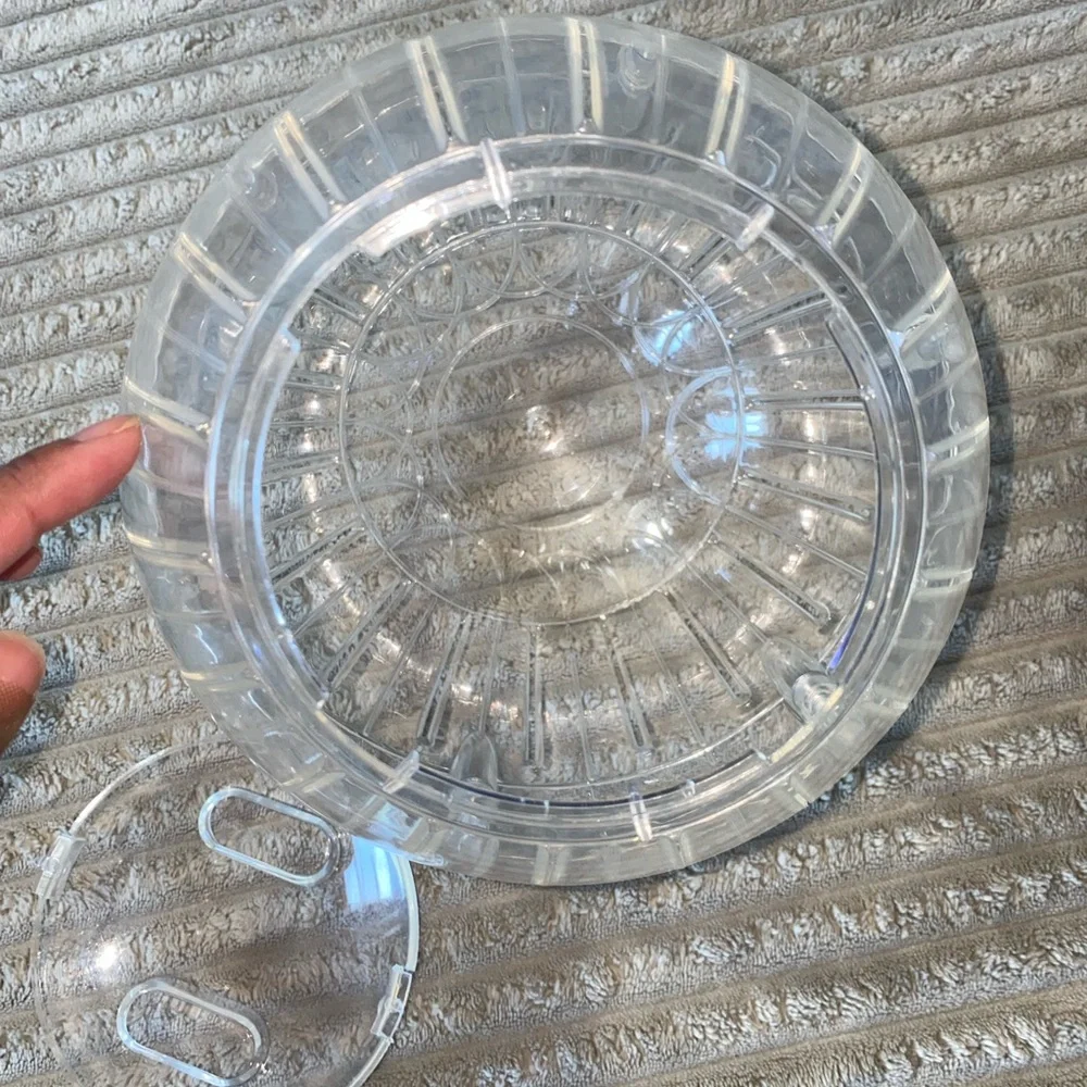 Clear Hamster Exercise Ball with Lid Small Pet Toy